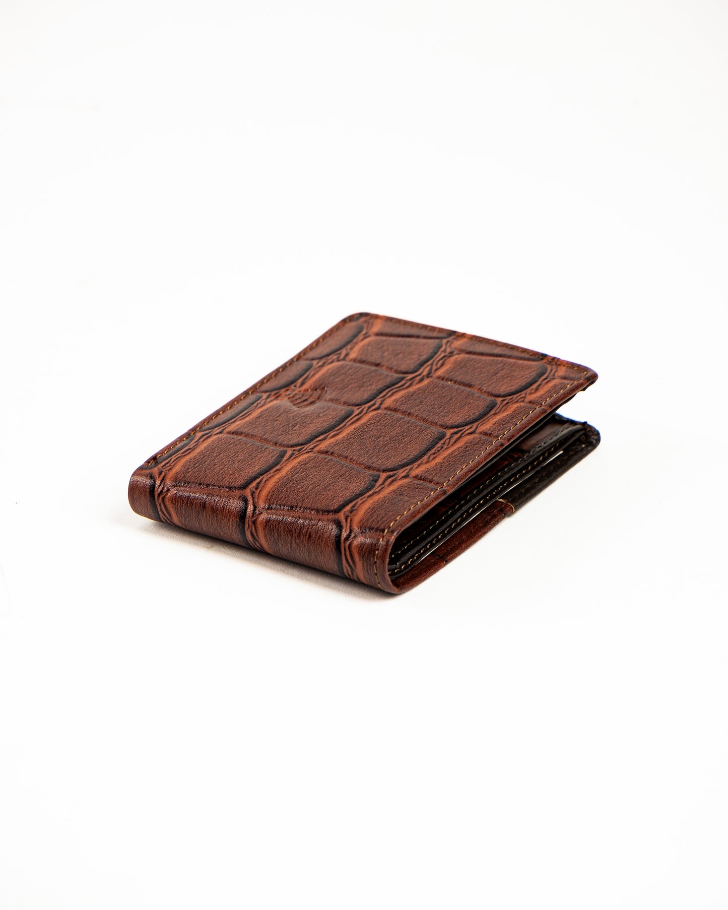 Croco patterned wallet