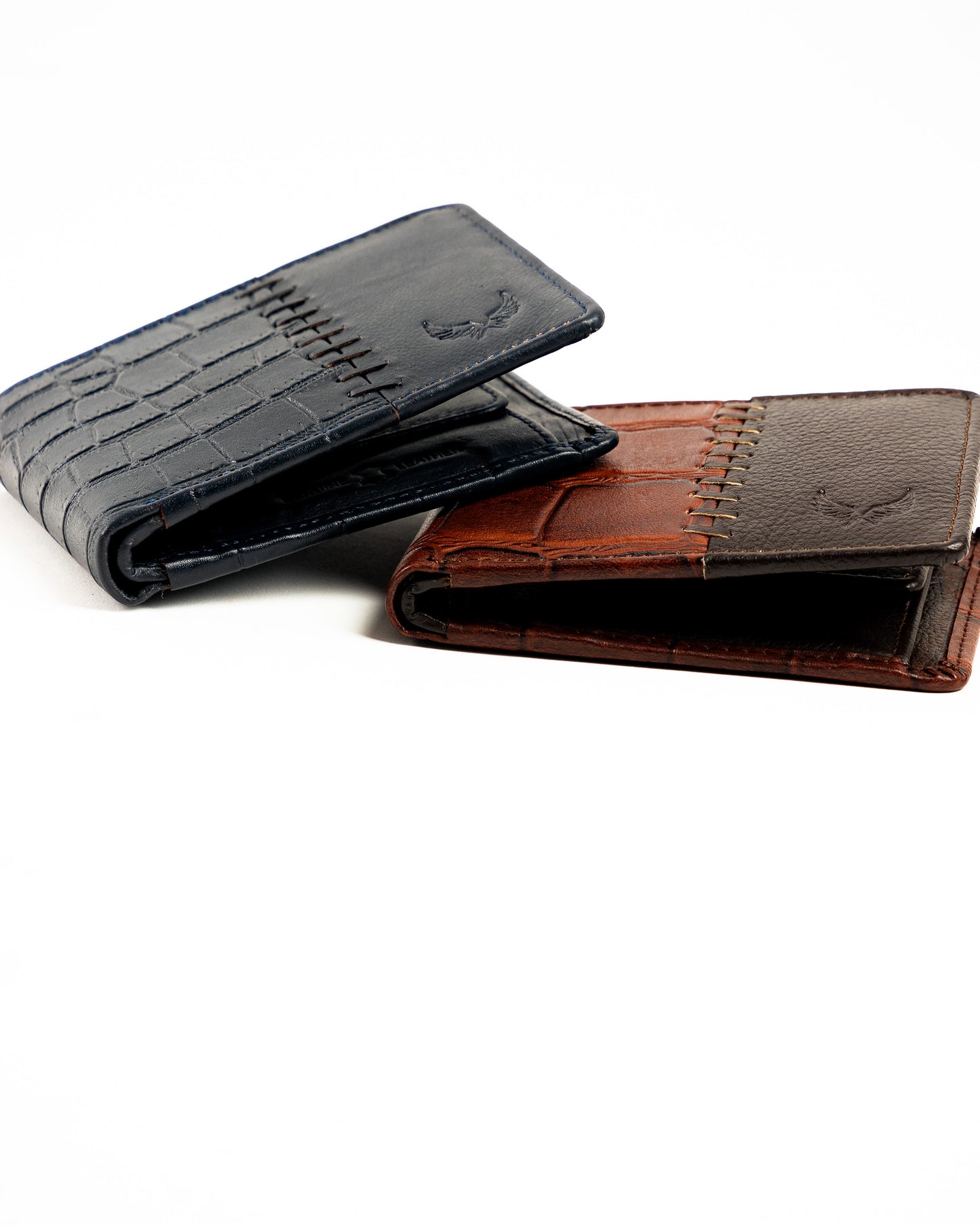 Croco patterned wallet