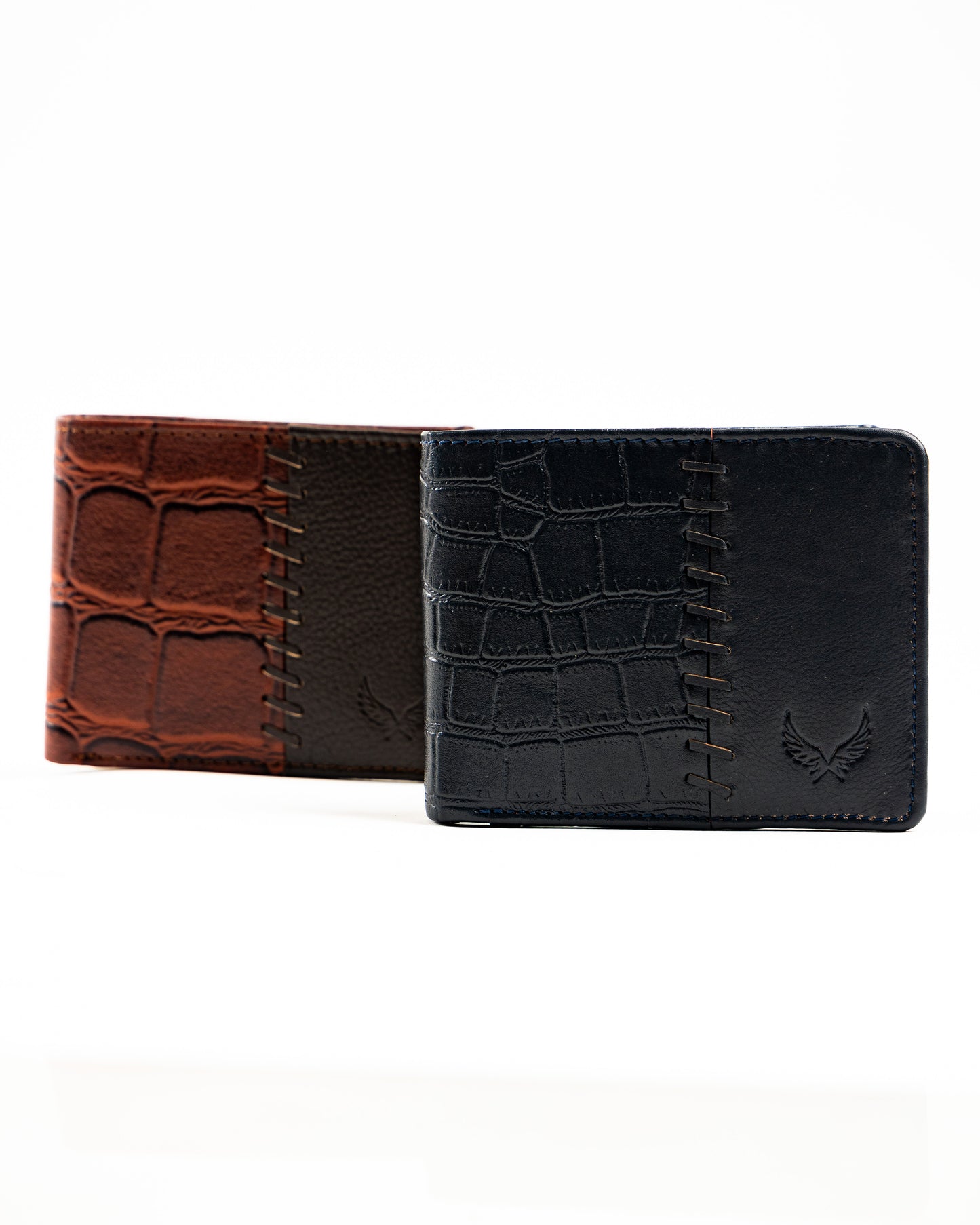 Croco patterned wallet