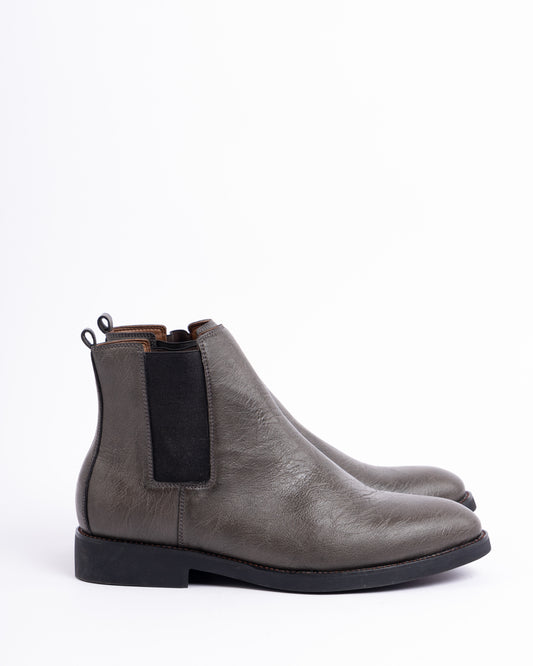 Textured Vegan Chelsea Boots